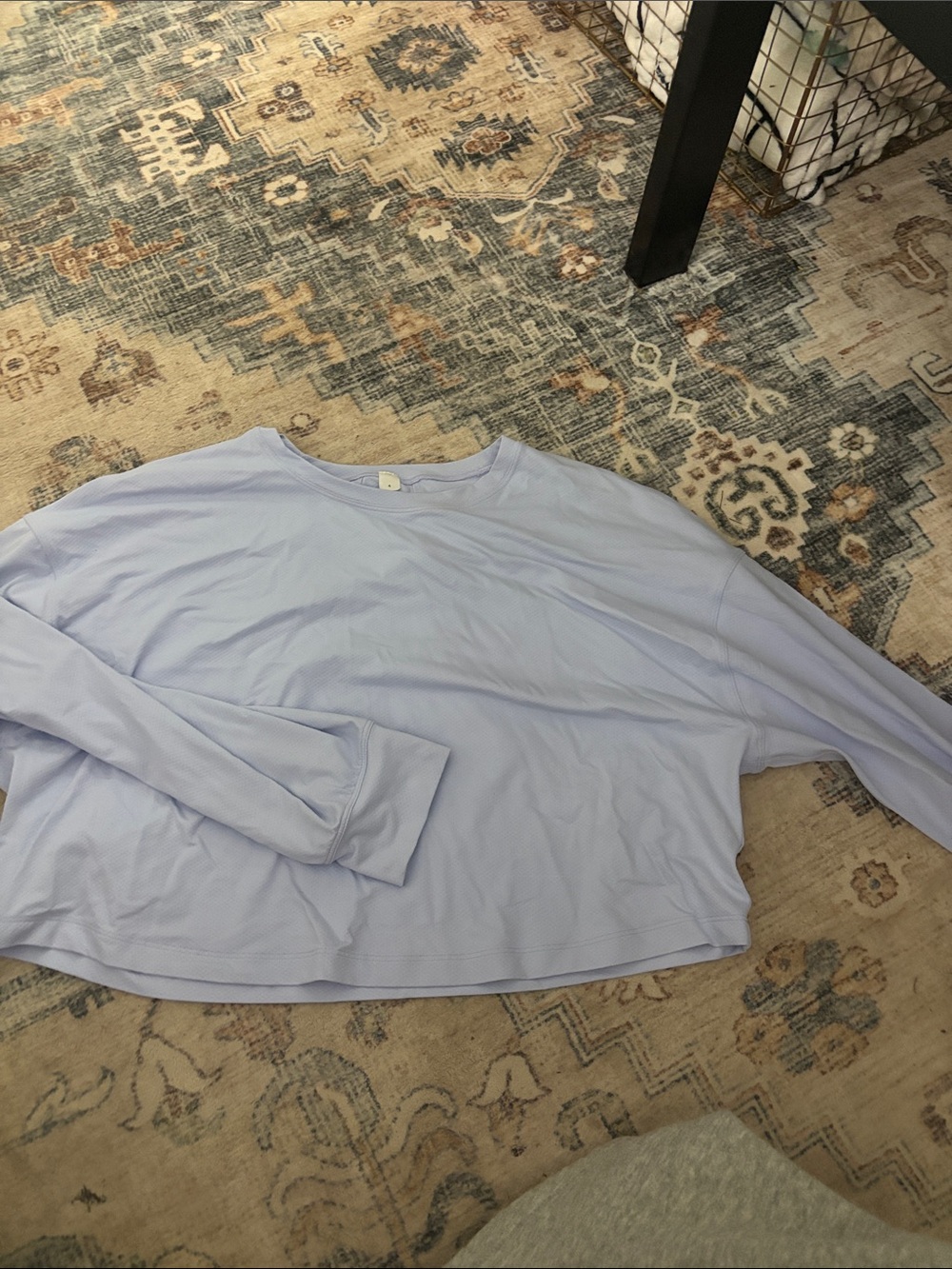 lululemon athletica Light Blue Long-Sleeve Tee